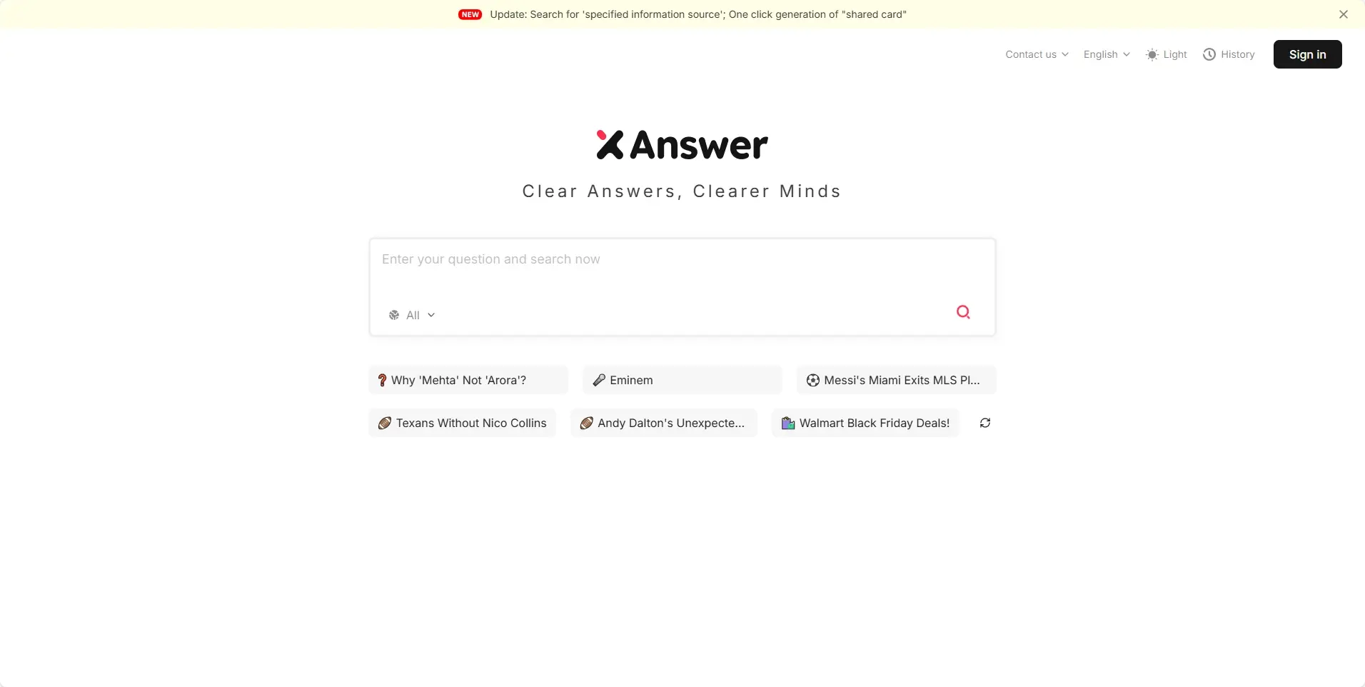 XAnswer