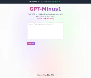 GPT-MINUS1
