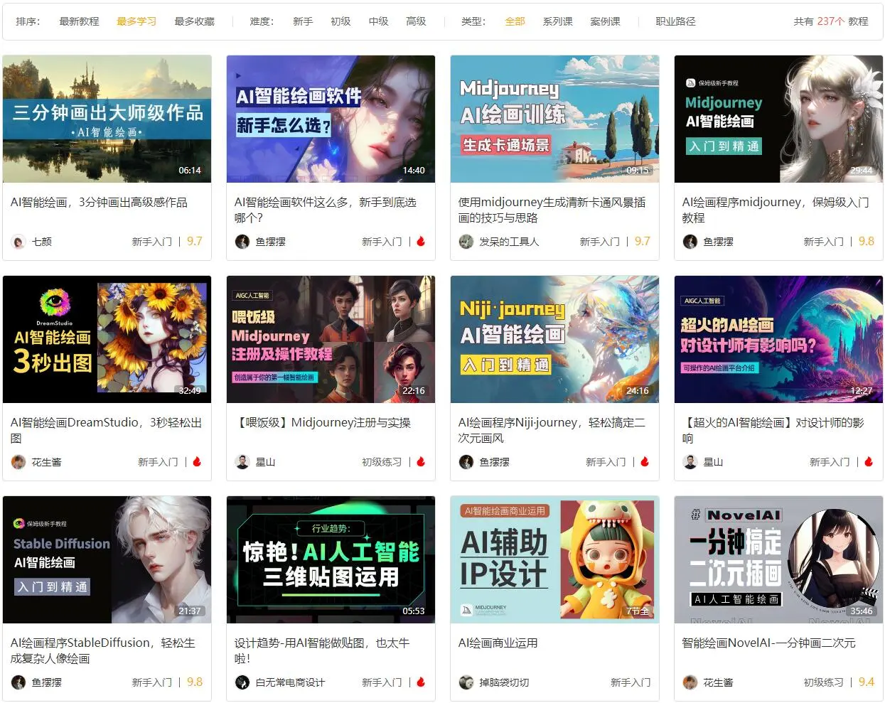AI绘画课