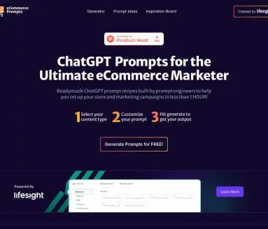 eCommerce ChatGPT Prompts