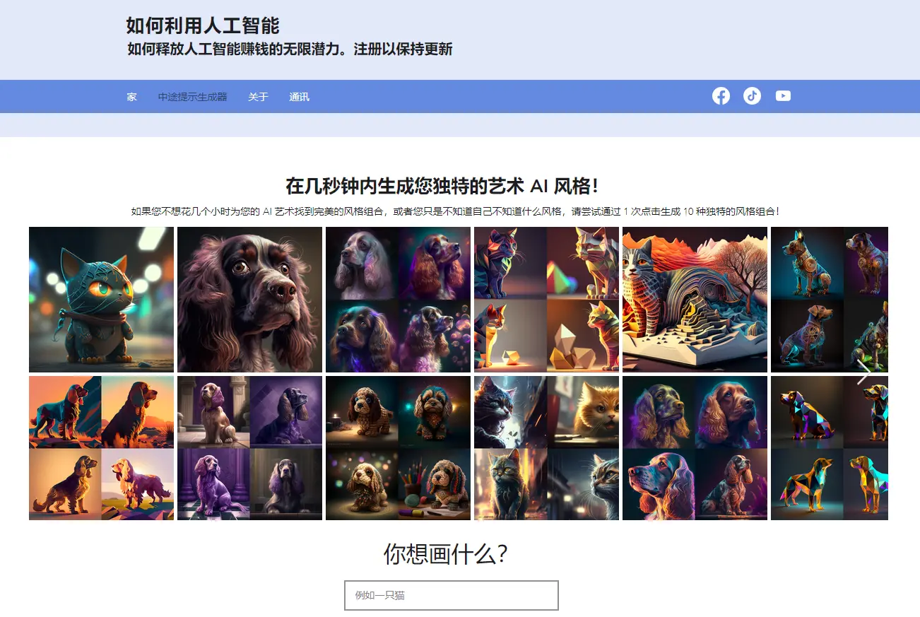 Midjourney Prompt Generator